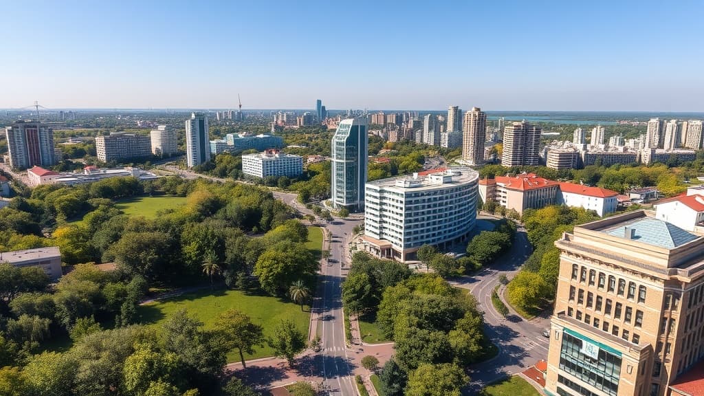 Krasnodar şehir manzarası - Rusya'da üniversite eğitimi