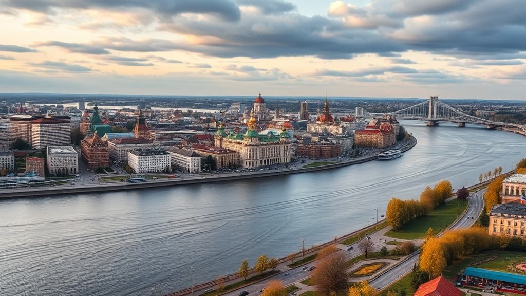 Rostov-na-Donu şehir manzarası - Rusya'da üniversite eğitimi