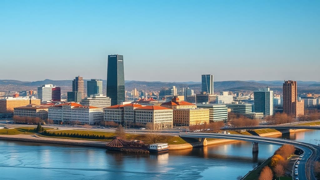 Ufa şehir manzarası - Rusya'da üniversite eğitimi